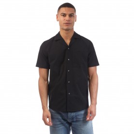 риза,с,къс,ръкав,hugo,ellino,short,sleeve,shirt,black