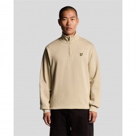 блуза,облекла,на,разпродажба,мъжки,блузи,lyle,and,scott,loopback,quarter,zip,sweatshirt,brown