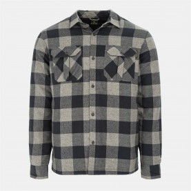 Dunlop Lumber Shirt Mens - Grey/Black работни,облекла,работни,якета,и,жилетки,всички,работни,облекла,dunlop,lumber,shirt,mens,grey,black
