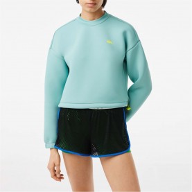 блуза,дамски,горнища,с,качулка,дамски,ежедневни,облекла,lacoste,loose,fit,drawstring,sweatshirt,green