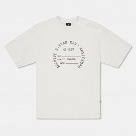 Тениска G Star Kids Oversized T-Shirt - White тениска,g,star,kids,oversized,t,shirt,white