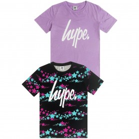 детска,тениска,детски,тениски,детски,облекла,hype,star,t,shirts,2,pack,set,infants,purple,black