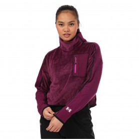поларена,блуза,разпродажба,under,armour,дамски,блузи,under,armour,journey,fleece,mock,neck,top,purple