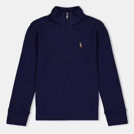 плетена,блуза,детски,3/4,панталони,polo,ralph,lauren,kids',knitted,top,navy
