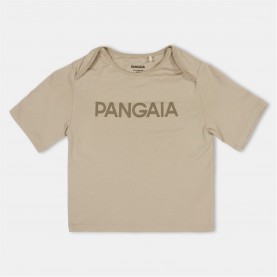 бебешка,тениска,детски,облекла,pangaia,365,logo,t,shirt,babies,stone
