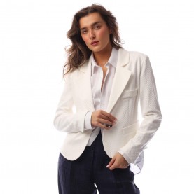 Сако Emporio Armani Blazer - White сако,дамски,якета,и,палта,emporio,armani,blazer,white