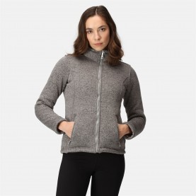 Поларено горнище с цип Regatta Razia II Full Zip Heavyweight Fleece - Storm Grey (Light Vanilla) поларено,горнище,с,цип,туристическо,облекло,дамско,туристическо,облекло,дамски,туристически,полари,дамски,палта,и,якета,размер+,дамски,облекла,размер,regat