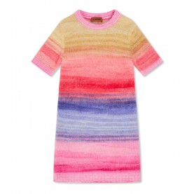 Рокля Missoni Kids Knitted Jumper Dress - colourful рокля,missoni,kids,knitted,jumper,dress,colourful