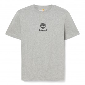 Тениска Timberland Print Stack Logo Short Sleeve T-Shirt - Grey тениска,мъжки,тениски,timberland,print,stack,logo,short,sleeve,t,shirt,grey