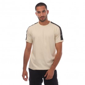 тениска,мъжки,тениски,ea7,logo,series,cotton,jersey,t,shirt,beige