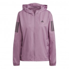 Adidas Own The Run Hooded Running Windbreaker - Pink дамски,жилетки,adidas,own,the,run,hooded,running,windbreaker,pink