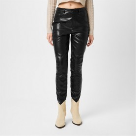 дамски,чорапогащи,и,клинове,jack,wills,pu,skinny,trouser,ld44,black