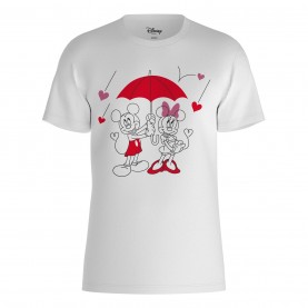 дамски,стоки,с,аним.,герои,character,disney,minnie,and,mickey,umbrella,t,shirt,white