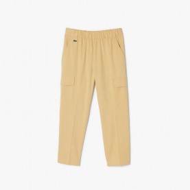 Панталони Lacoste Lightweight Garbardine Cargo Pants - Natural панталони,lacoste,lightweight,garbardine,cargo,pants,natural