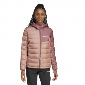 Яке Adidas Terrex Multi Light Down Hooded Jacket - Beige яке,дамски,жилетки,adidas,terrex,multi,light,down,hooded,jacket,beige