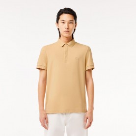 Блуза с яка Lacoste Regular-Fit Paris Stretch Piqu¿ Polo Shirt - Beige блуза,с,яка,мъжки,тениски,lacoste,regular,fit,paris,stretch,piqu,polo,shirt,beige
