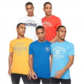 тениска,crosshatch,5,pack,of,weymouth,t,shirts,multi,colour