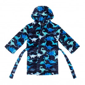детска,рокля,firetrap,kids,boys,dinosaur,fleece,dressing,gown,black,blue