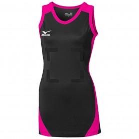 юношеска,рокля,детски,поли,и,рокли,нетбол,детски,облекла,mizuno,pro,netball,dress,juniors,black,fuchsia