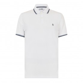 Блуза с яка Original Penguin Tipped Pique Polo Shirt - White блуза,с,яка,мъжки,тениски,original,penguin,tipped,pique,polo,shirt,white
