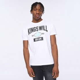 Тениска Kings Will Dream Knockout T-Shirt - White тениска,мъжки,тениски,kings,will,dream,knockout,t,shirt,white