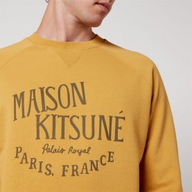 блуза,мъжки,ежедневни,облекла,мъжки,горнища,с,качулка,maison,kitsune,palais,royal,classic,sweatshirt,yellow