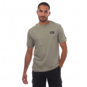 тениска,мъжки,тениски,ea7,logo,tape,t,shirt,grey