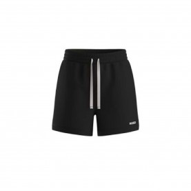 къси,панталони,мъжки,къси,панталони,hugo,dulasho,contrast,logo,shorts,black