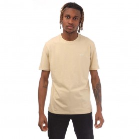 тениска,мъжки,тениски,hugo,dero222,logo,print,t,shirt,beige