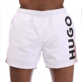 къси,панталони,мъжки,къси,панталони,hugo,abas,logo,print,swim,shorts,white