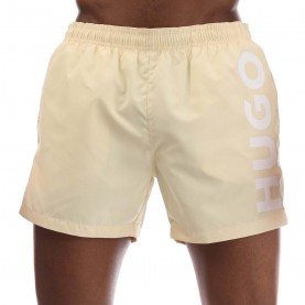 къси,панталони,мъжки,къси,панталони,hugo,abas,logo,print,swim,shorts,yellow