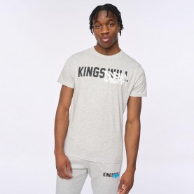Тениска Kings Will Dream Tagged T-Shirt - Grey Marl тениска,мъжки,тениски,kings,will,dream,tagged,t,shirt,grey,marl