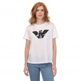 Тениска Emporio Armani Regular-Fit T-Shirt - White тениска,дамски,топове,emporio,armani,regular,fit,t,shirt,white