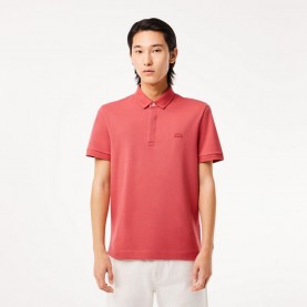 Блуза с яка Lacoste Regular-Fit Paris Stretch Piqu¿ Polo Shirt - Red блуза,с,яка,мъжки,тениски,lacoste,regular,fit,paris,stretch,piqu,polo,shirt,red