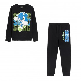 комплект,детски,стоки,с,аним.,герои,дамски,стоки,с,аним.,герои,character,sonic,the,hedgehog,sweatshirt,and,jogger,set,black,multi