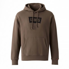 Суичър Levis Premium Batwing Hoody - Brown суичър,мъжки,горнища,с,качулка,мъжки,ежедневни,облекла,levis,premium,batwing,hoody,brown