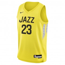 фланелка,детски,3/4,панталони,детски,тениски,nike,utah,jazz,lauri,markkanen,#23,jersey,yellow