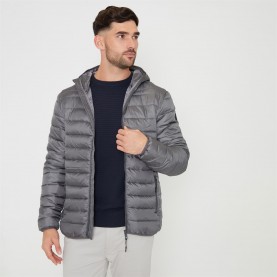 яке,мъжки,якета,мъжки,якета,и,палта,размер+,threadbare,matte,finish,padded,hooded,jacket,dark,grey