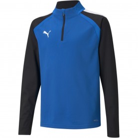 Детска поларена блуза Puma Teamliga quarter Zip Top Jr Fleece Unisex Kids - Blue детска,поларена,блуза,разпродажба,puma,детски,полари,детски,облекла,puma,teamliga,quarter,zip,top,jr,fleece,unisex,kids,blue