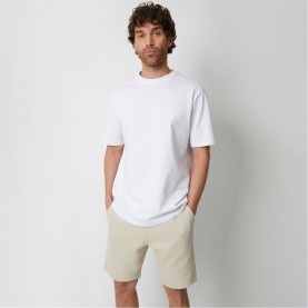 къси,панталони,мъжки,къси,панталони,threadbare,cotton,blend,textured,sweat,shorts,stone