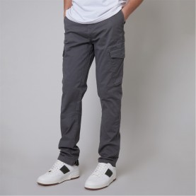 панталони,мъжки,панталони,threadbare,cotton,cargo,trousers,with,stretch,grey