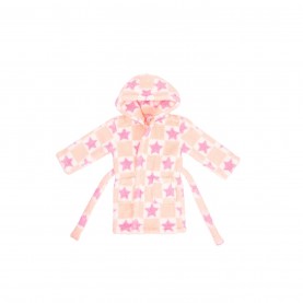рокля,бебешки,облекла,miso,girls,borg,star,dressing,gown,coral,pink