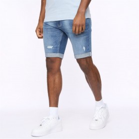 къси,панталони,мъжки,къси,панталони,crosshatch,riptrey,scratch,detail,denim,shorts,blue