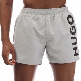 къси,панталони,мъжки,къси,панталони,hugo,abas,logo,print,swim,shorts,grey