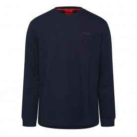 тениска,мъжки,пижами,hugo,austin,long,sleeve,pyjama,t,shirt,navy