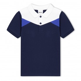 детски,облекла,boss,block,short,sleeve,polo,infants,navy,849