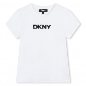 тениска,детски,облекла,dkny,dkny,cotton,t,shirt,in53,white