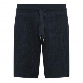 Къси панталони Boss Waffle Structure Lounge Shorts - Dark Blue къси,панталони,мъжки,пижами,boss,waffle,structure,lounge,shorts,dark,blue