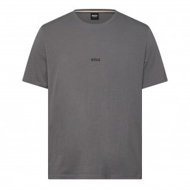 Тениска Boss Unique Stretch Cotton Pyjama T-Shirt - Grey тениска,мъжки,пижами,boss,unique,stretch,cotton,pyjama,t,shirt,grey