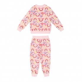 пижама,бебешки,облекла,детски,пижами,miso,girls,rainbow,velour,pyjama,set,pink
